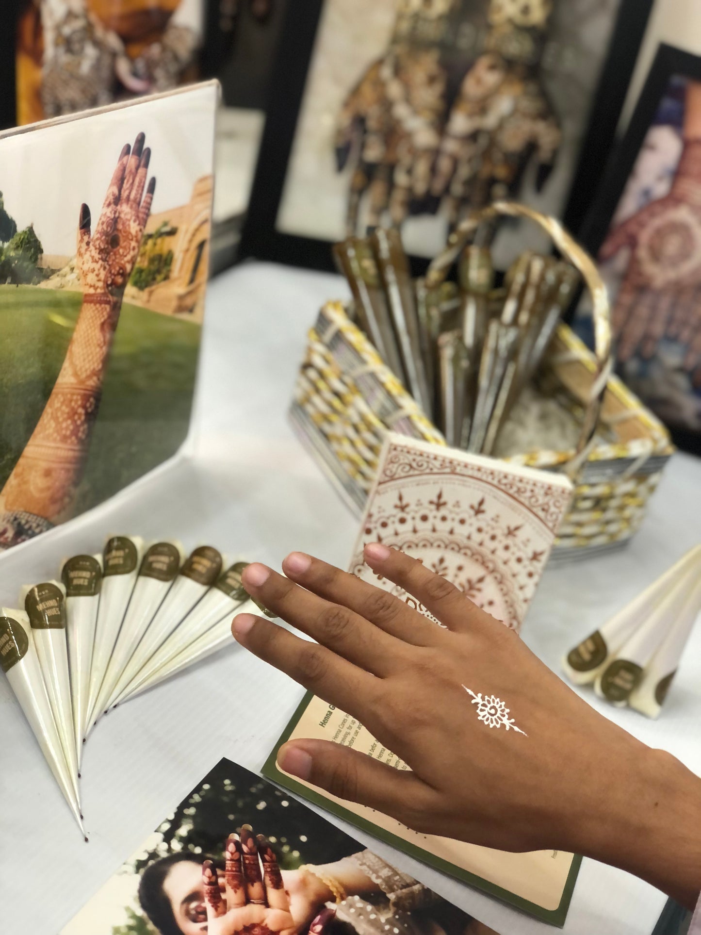 White Henna Cone – Temporary Body Art