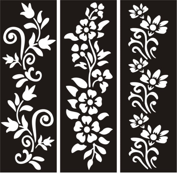 Reusable Henna Stencil H-02