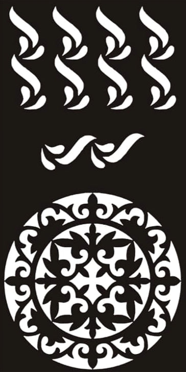 Reusable Henna Stencil H-08