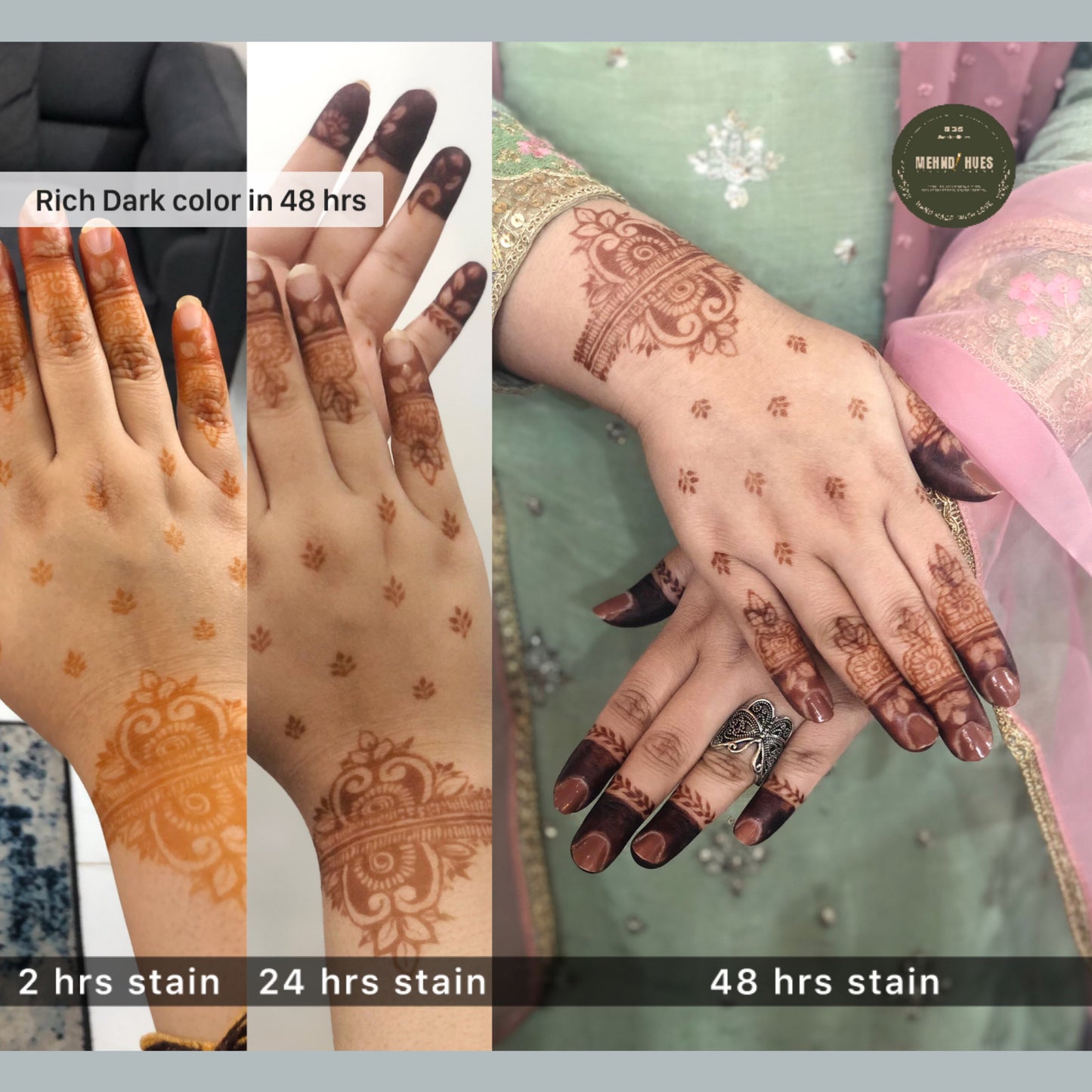 Organic Rajasthani Henna Powder - 100g (Triple shifted)