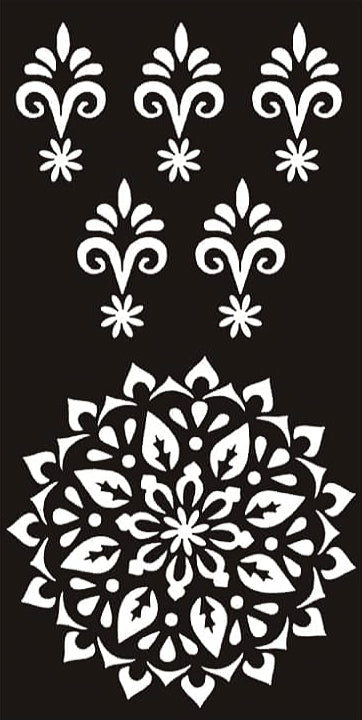 Reusable Henna Stencil H-14