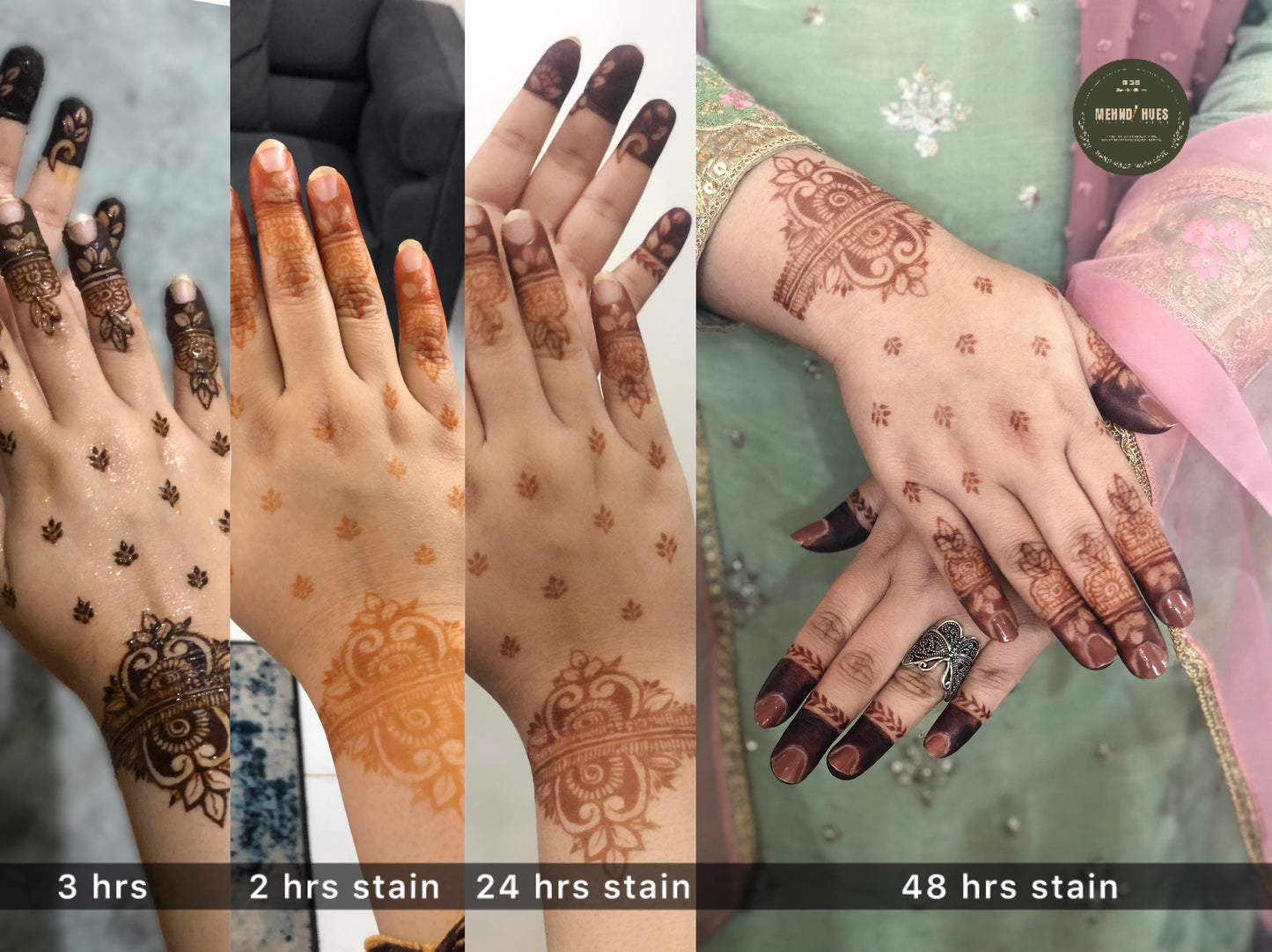 Bridal Organic Henna Cone - Small