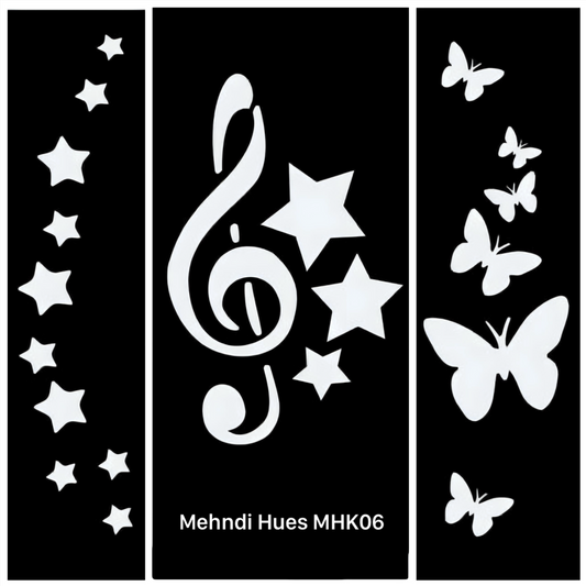 Kids Henna Stencil - MHK06
