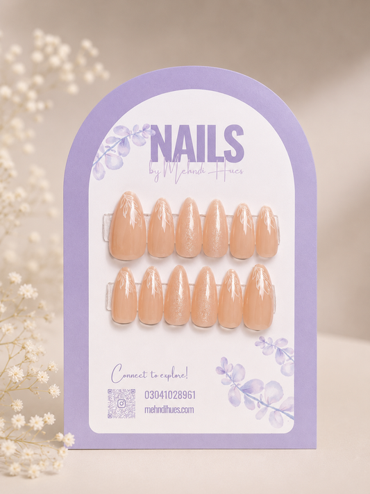 Barbie Nude Press-on Nails NM-003